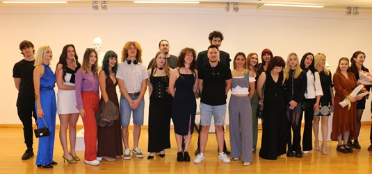 Numerous visitors at the opening of K.I.P. 5 annual exhibition at University Gallery